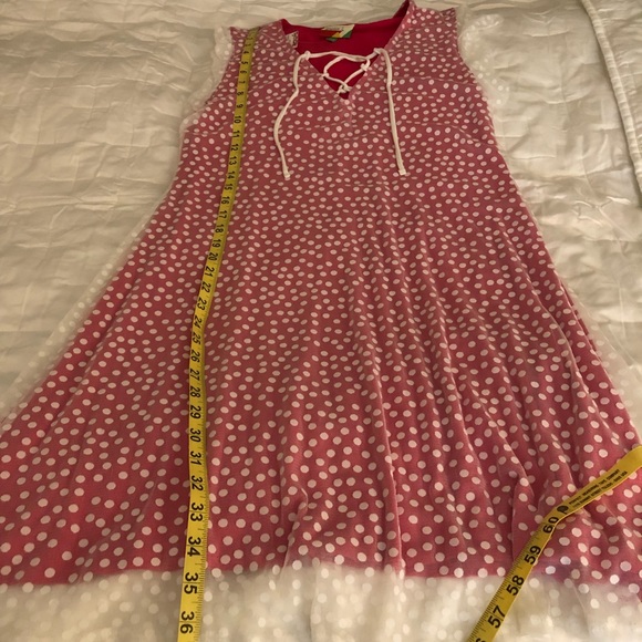 Modcloth Pink Polka Dot Dress - Picture 7 of 10